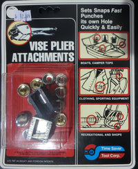 TIME-SAVER #11 CANVAS SNAP VISE GRIP PLIER ATTACHMENTS