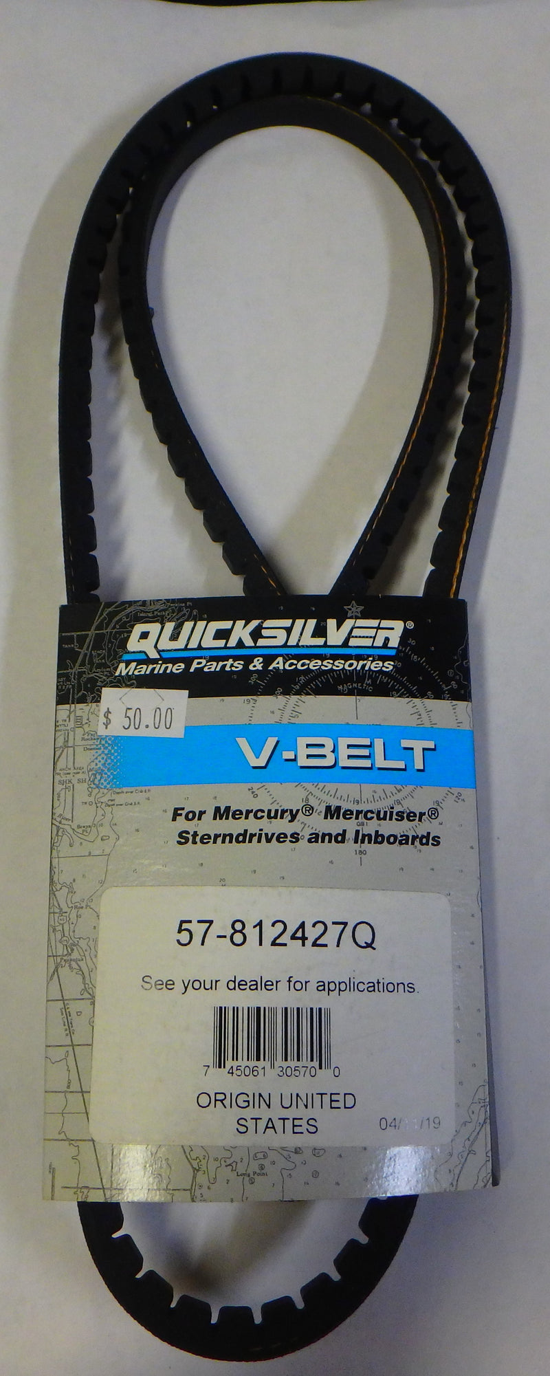 QUICKSILVER 57-812427Q V BELT- 56 IN