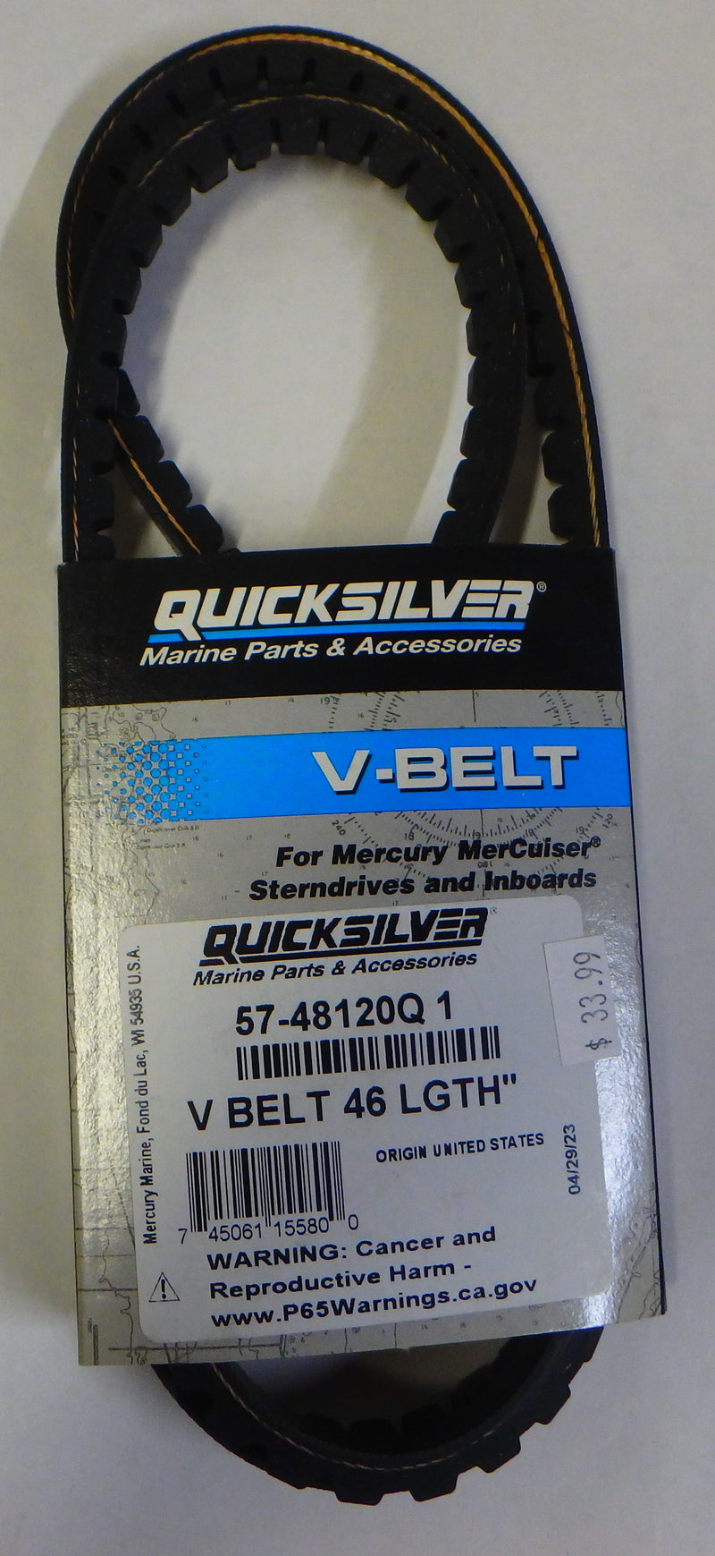 QUICKSILVER 57-48120Q-1 V Belt 46IN