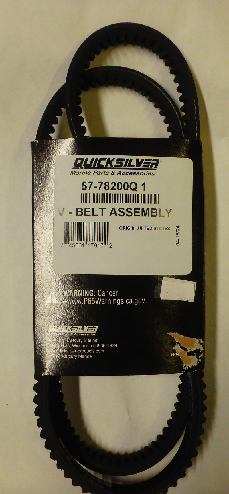 QUICKSILVER 57-78200Q1 V BELT