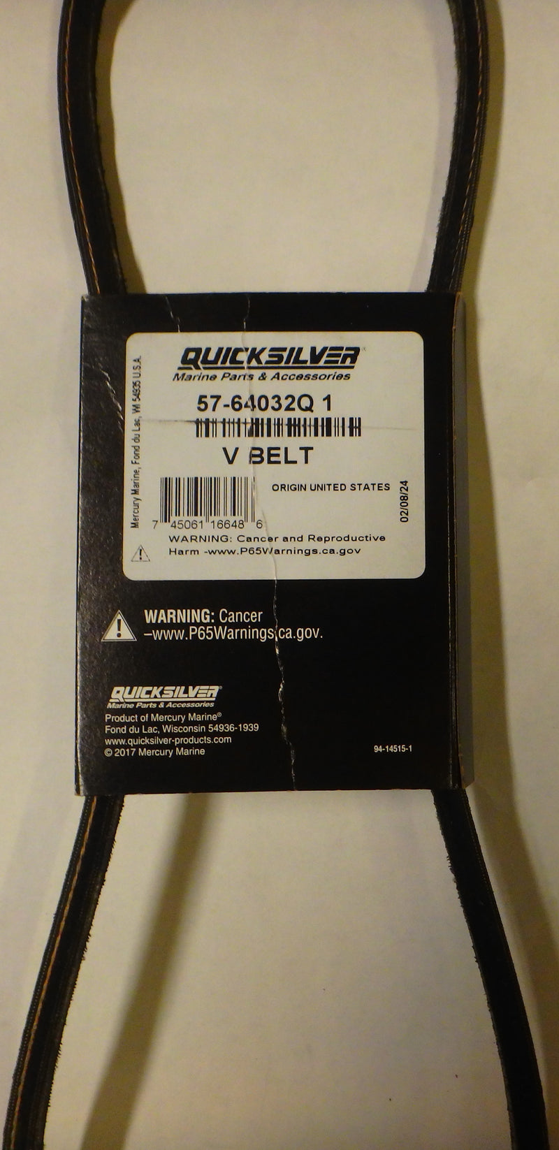 QUICKSILVER 57-64032Q1 V Belt 41IN