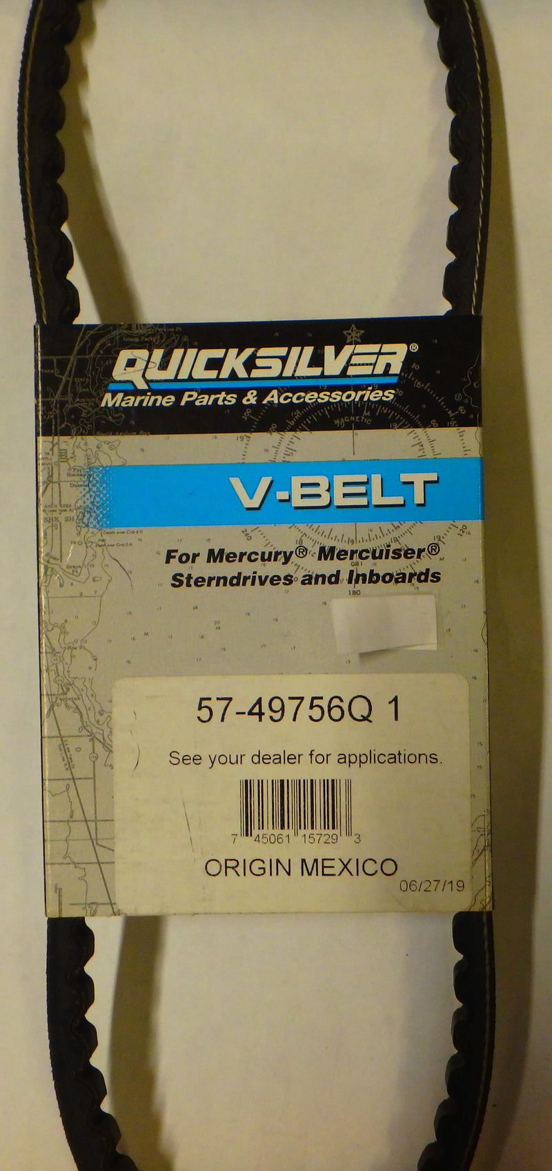 QUICKSILVER 57-49756Q1 V-BELT ZZ