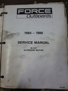1984-1986 FORCE OUTBOARD SERVICE MANUALS (USED) #OB-4126, 4127, 4128, 4129, AND 4130, 4-125HP