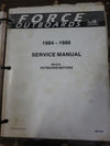 1984-1986 FORCE OUTBOARD SERVICE MANUALS (USED) #OB-4126, 4127, 4128, 4129, AND 4130, 4-125HP