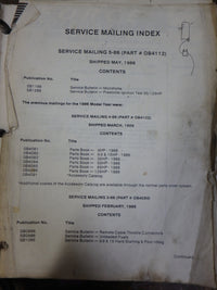 1984-1986 FORCE OUTBOARD SERVICE MANUALS (USED) #OB-4126, 4127, 4128, 4129, AND 4130, 4-125HP