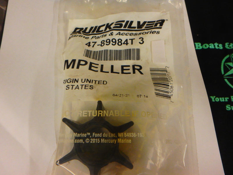 QUICKSILVER 47-89984T 3 IMPELLER