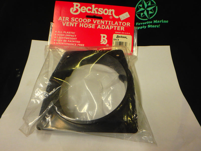 BECKSON SA-4 VENT HOSE ADAPTER 4IN