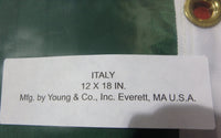 YOUNG & CO ITALIAN FLAG 12" X 18"