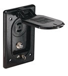 Marinco PH6597 Outlet, Phone & Cable TV, Black