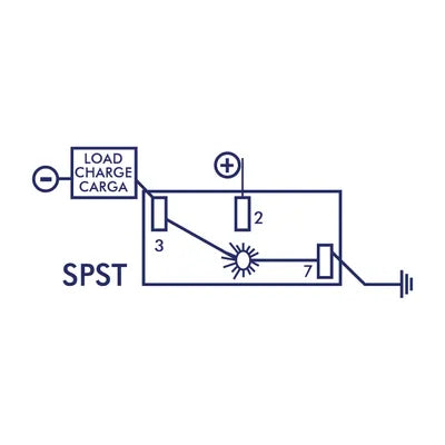 SIERRA RK19440-1 ILLUMINATED ROCKER SWITCH ON/OFF