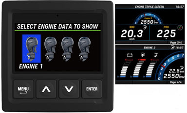 TOHATSU TOCS 4.3 IN. LCD GAUGE FOR MFS AND BFT MODELS (USED)