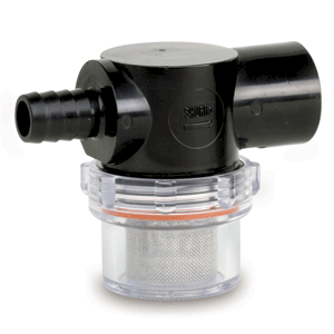 SHURFLO SHU-255-323 IN-LINE STRAINER 1/2" BARB