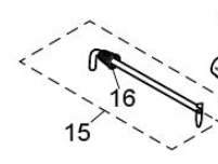 TOHATSU 3RS-62123-0 THRUST ROD ASSY