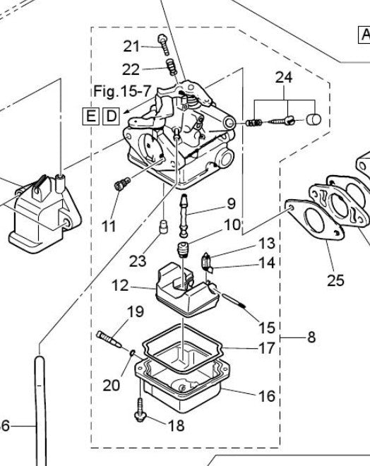 TOHATSU 3H6-03240-0 CARB NEEDLE