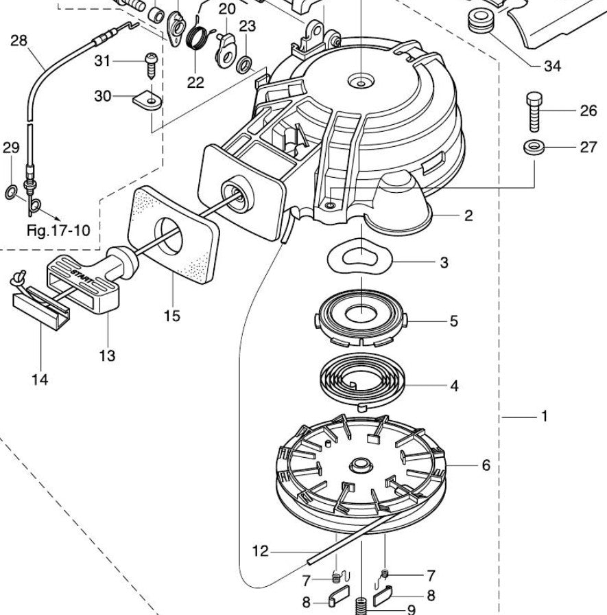 TOHATSU 3AA-05013-0 PULL CORD