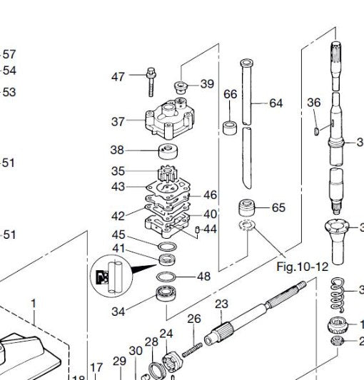 TOHATSU 3R0-65016-0 UPPER PUMP CASE