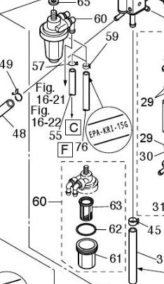 TOHATSU 3AD-02234-0 FUEL FILTER