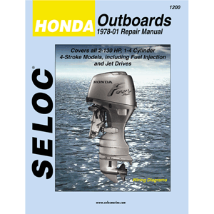 SELOC MARINE 1200 SERVICE MANUAL HONDA OUTBOARDS - ALL ENGINES - 1978-01