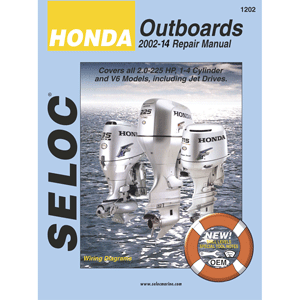 SELOC MARINE 1202 SERVICE MANUAL - HONDA OUTBOARDS 2002-2014