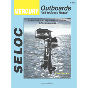 SELOC MARINE 1404 SERVICE MANUAL - MERCURY OUTBOARDS - 1-2 CYL - 1965-89