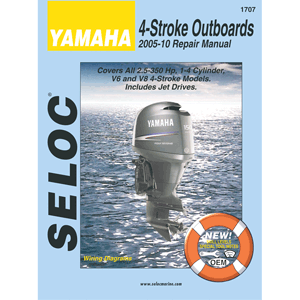 SELOC MARINE 1707 SERVICE MANUAL YAMAHA ALL 4-STROKE ENGINES 2005-2010