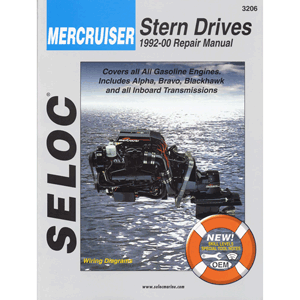 SELOC MARINE 3206 SERVICE MANUAL - MERCRUISER STERN DRIVE - 1992-00