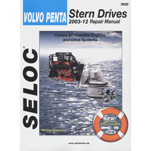 SELOC MARINE 3608 SERVICE MANUAL - VOLVO/PENTA - STERN DRIVE - 2003-2012