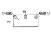 SIERRA TG40040-1 TOGGLE SWITCH ON/OFF/ON