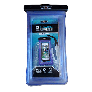 WOW-18-5020B 5IN X 9IN BLUE FLOATING WATERPROOF PHONE HOLDER