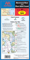 Maptech WPC083-02 Waterproof Folded Charts Merrimack River and Plum Island Sound