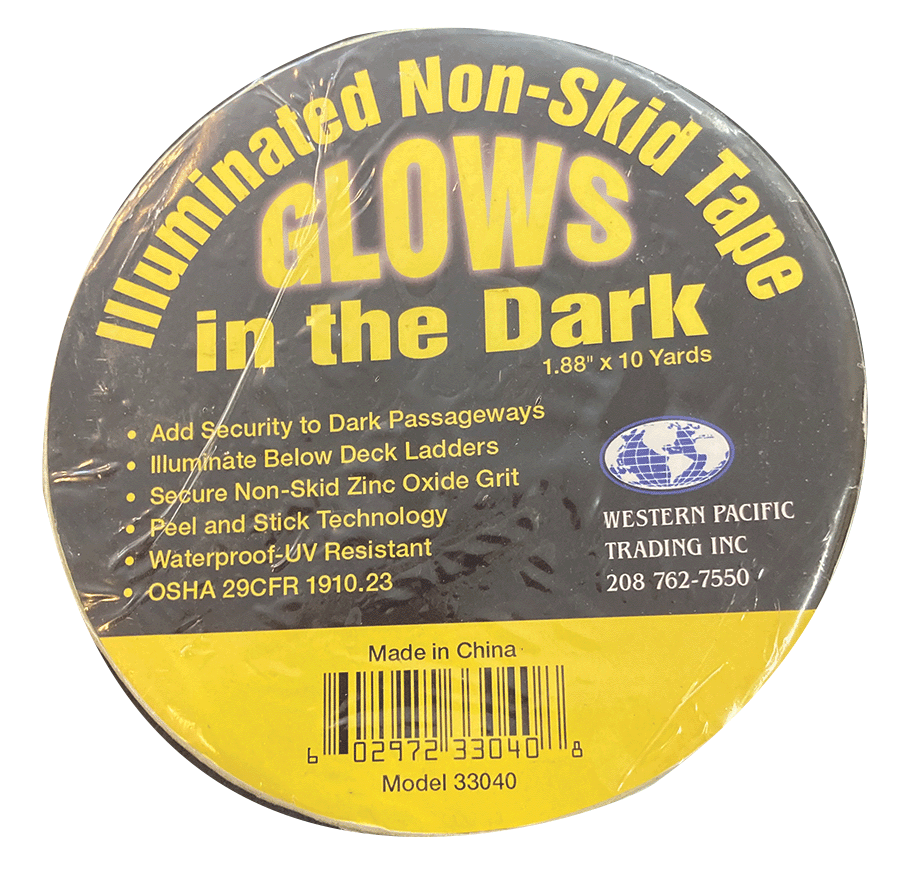 WPT 33040 NON SLIP TAPE 1.88"X30' GLO (DSC)