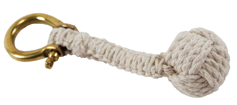 X-117 MONKEY FIST KEY RING (OFF WHITE)