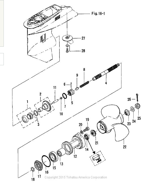 TOHATSU 3C8-64217-0 CLUTCH PIN