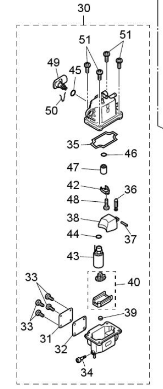 TOHATSU 3RS-10154-0 TOHATSU FUEL REGULATOR
