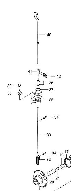 TOHATSU 3C8-66241-0 TOHATSU SHIFT JOINT
