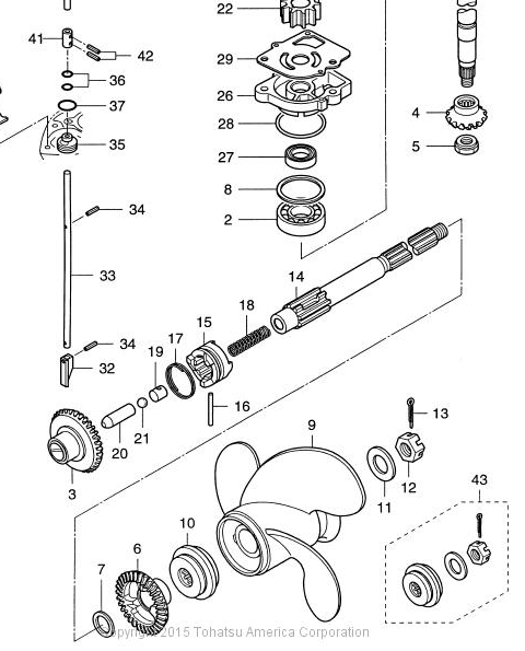 TOHATSU 332-64221-0 SPRING