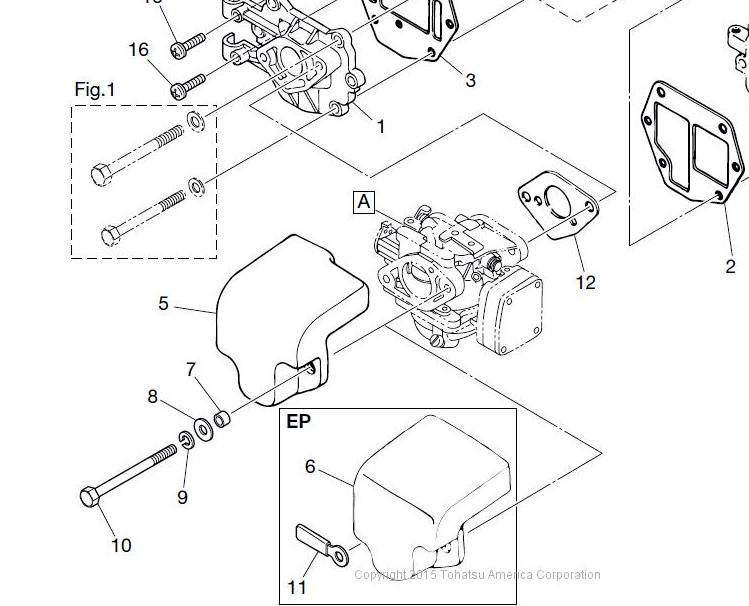 TOHATSU 3B2-02411-0 AIR SILENCER