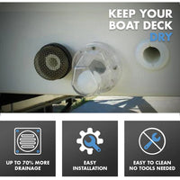 TH MARINE FMS-1-0-DP BALL SCUPPER