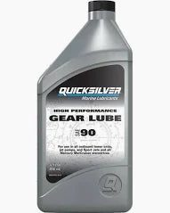 QUICKSILVER 92-8M0222065 HIGH PERF GEAR LUBE 90 QT OLD # 92-858064Q01