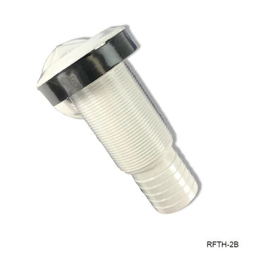 TH MARINE RFTH-2B-DP THRU HULL SCUPPER WHITE