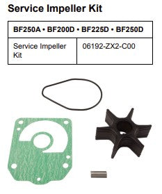 HONDA 06192-ZX2-C02 PUMP KIT, IMPELLER