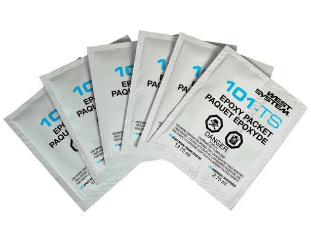 WEST SYSTEM 101T RESIN/HARDNER EPOXY REPAIR 6 PACK