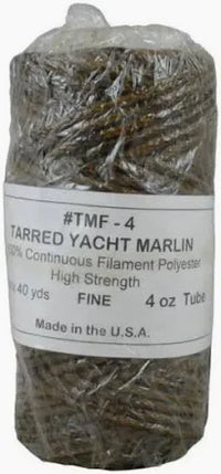 TMF-8-FINE TARRED YACHT MARLIN. 8OZ FINE BROWN