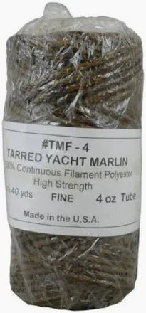 TMF-8-FINE TARRED YACHT MARLIN. 8OZ FINE BROWN