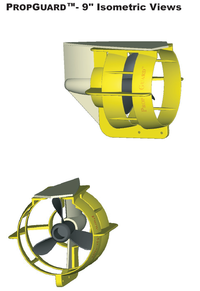 PROP GUARD 782619-077771  9"/ SAFETY YELLOW