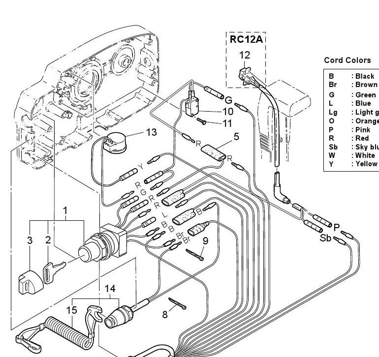 TOHATSU 3A3-76086-1 NEUTRAL SWITCH